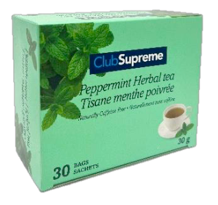 Club Supreme tisane menthe poivrée pk30