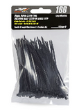 Precision Acoustics cable ties (black) pk100
