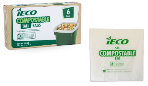 iECO Compostable bags 7.5L pk20