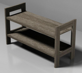 Étagère pour chaussures MDF gris