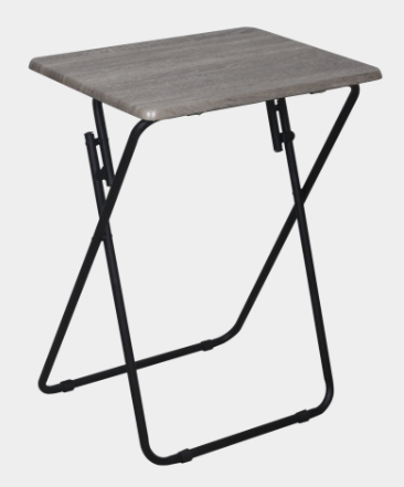 Table pliable en mdf gris