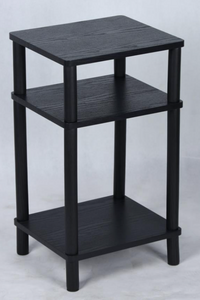 Étagère en MDF noir