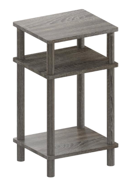 Étagère en MDF gris
