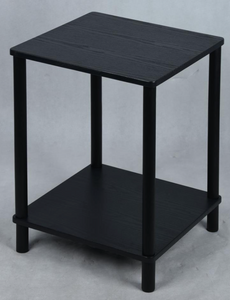 Étagère en MDF noir