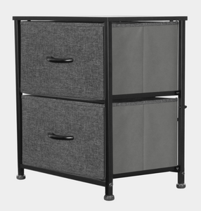 Meuble en métal avec tiroir de tissu