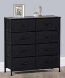 Meuble en métal avec tiroir de tissu