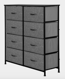 Meuble en métal avec tiroir de tissu