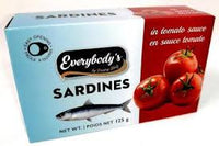 Everybody's sardines sauce tomate 125g.