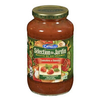 Catelli Sauce selection du jardin - tomates et basilic 600ml