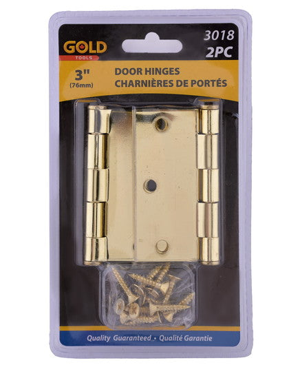 Gold charnières 3"