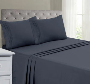 Ensemble de drap uni "serie 9900" 3pcs (double)