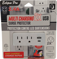 Multiprise avec prise USB-A et TYPE C