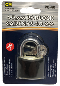 Cadenas à clef 40mm