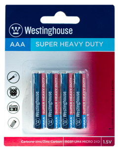 Westinghouse batterie AAA puissance grande capacité
