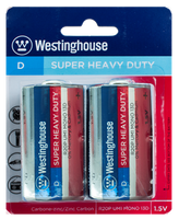 Westinghouse batterie D carbone zinc