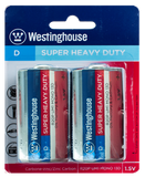 Westinghouse batterie D carbone zinc