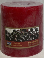 Citi-lites bougie pillar cerise noire 3