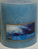 Citi-lites bougie pillar océan bleu 3"