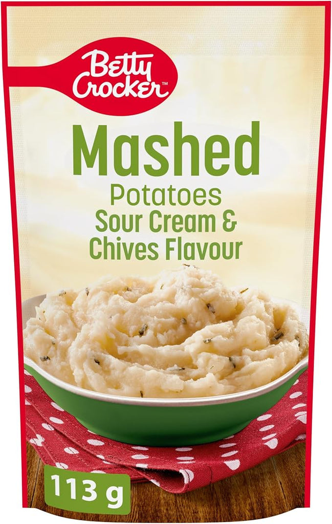 Betty Crocker purée de pomme de terre crème sure et ciboulette 113g