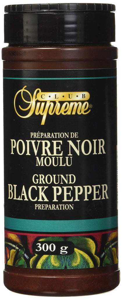 Club suprême poivre noir moulu 280g - Dollar Royal