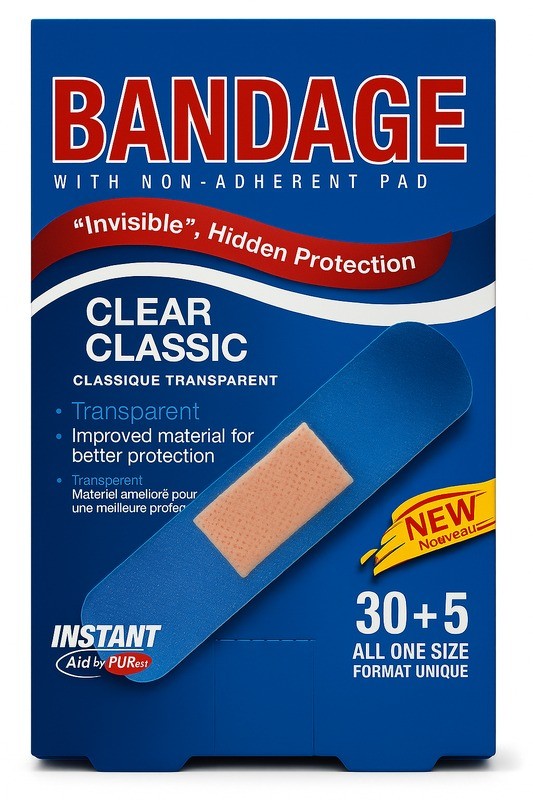 Instant Aid extra thin dressings (asst.) pk50