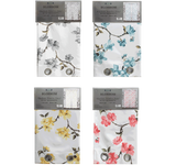 Blossom rideau opaque floral jaune 54x84"