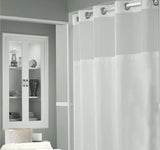 Rideau de douche avec haut transparent 13pcs