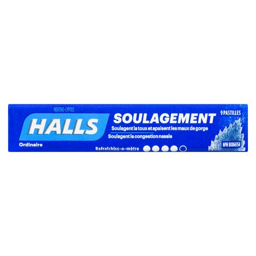 Halls menthol-lyptus régulier pk9