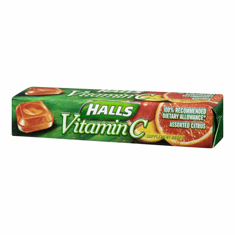 Halls menthol-lyptus "vitamine C" pk9