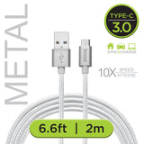 Boost cable tressé certifié USB à Type-C 6pi