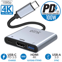 Elink adapteur 3 en 1 vers USB-C