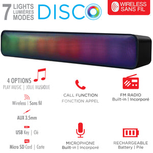 Escape haut-parleur stereo sans fil avec FM radio