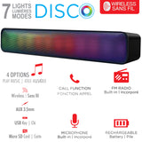 Escape haut-parleur stereo sans fil avec FM radio