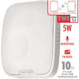 Escape haut-parleur sans fil stereo avec radio FM