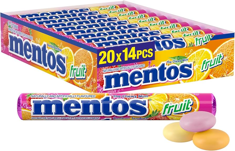 Mentos aux fruits 37g