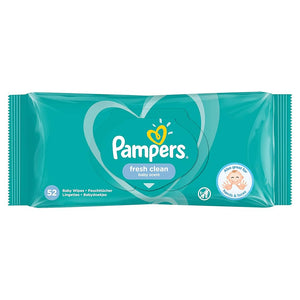 Pampers lingettes humides pour bébé pk52