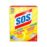 SOS tampons d'acier pk10