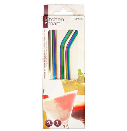 Ensemble de pailles en s/s avec brosse