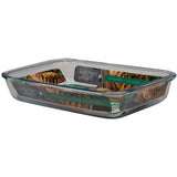 Plat de cuisson en verre 1.6L
