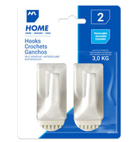 Homeaide crochets amovibles pk2
