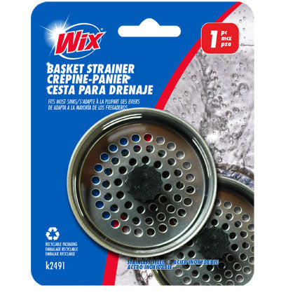 Panier filtre en acier inoxydable
