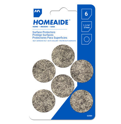 Homeaide protèges surfaces en feutre pk6