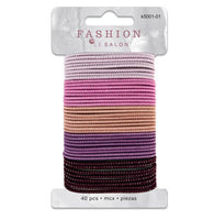 Élastique pour cheveux mix 40pcs