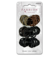 Élastique pour cheveux asst. 60pcs