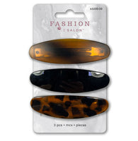 Pinces à cheveux ovales pk3