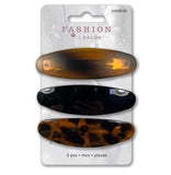 Pinces à cheveux ovales pk3