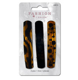 Pinces à cheveux brun pk3