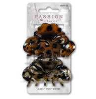 Pinces à cheveux bruns pk2