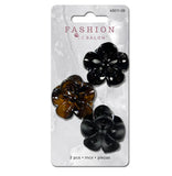 Pinces à cheveux en fleurs pk3