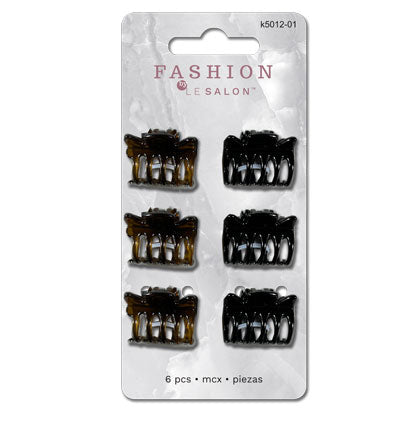 Pinces à cheveux noir pk6